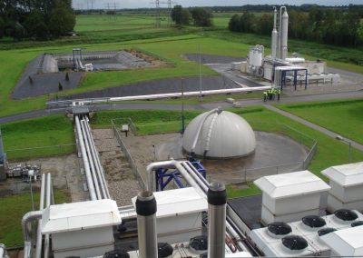 Biogas opwerkingsinstallatie