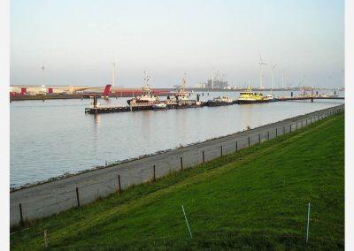 Drijvende steiger Eemshaven
